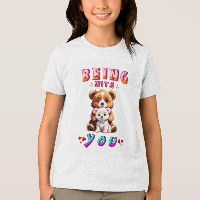Being With You Tri-Blend Shirt (Front)