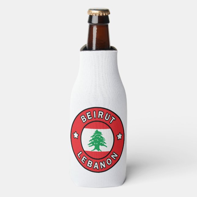 Beirut Lebanon Bottle Cooler (Bottle Front)
