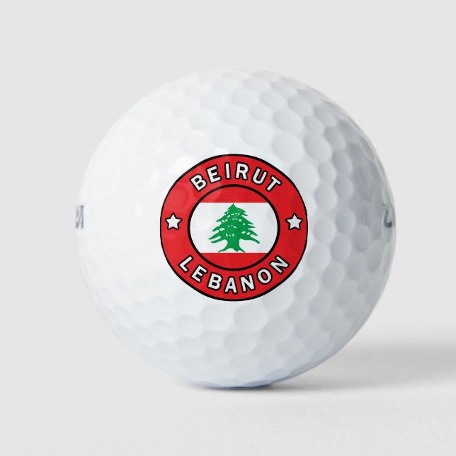 Beirut Lebanon Golf Balls (Front)