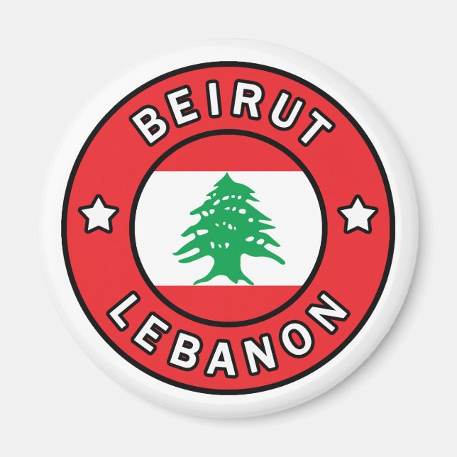 Beirut Lebanon Magnet (Front)
