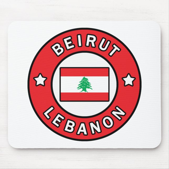 Beirut Lebanon Mouse Pad (Front)