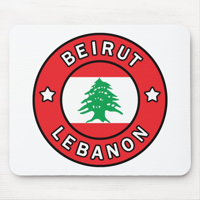Beirut Lebanon Mouse Pad (Front)