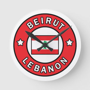 Beirut Lebanon Round Clock