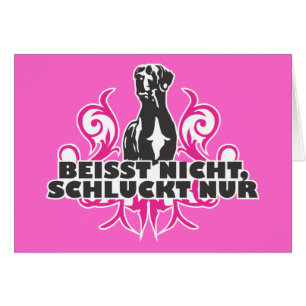 beisst nicht, schluckt nur