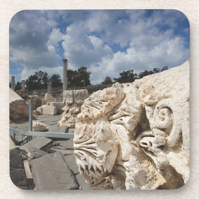 Beit She-An National Park, Roman-era ruins Coaster (Front)