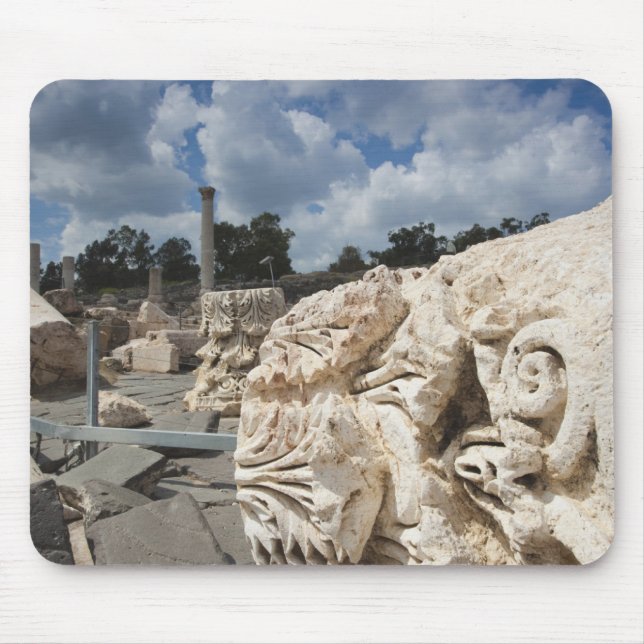 Beit She-An National Park, Roman-era ruins Mouse Pad (Front)