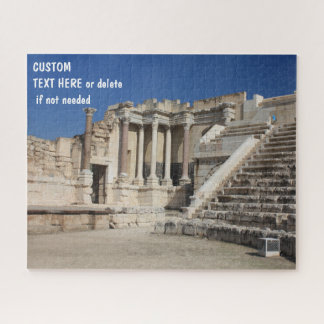 Beit Shean, Israel, custom message option Jigsaw Puzzle