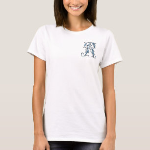 Bejeweled Blue R monogram T-Shirt