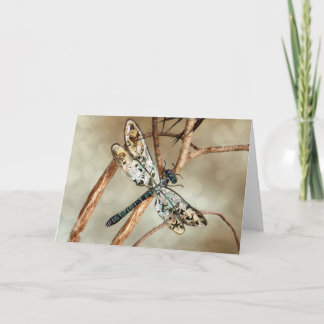 Bejeweled Dragonfly Note Card