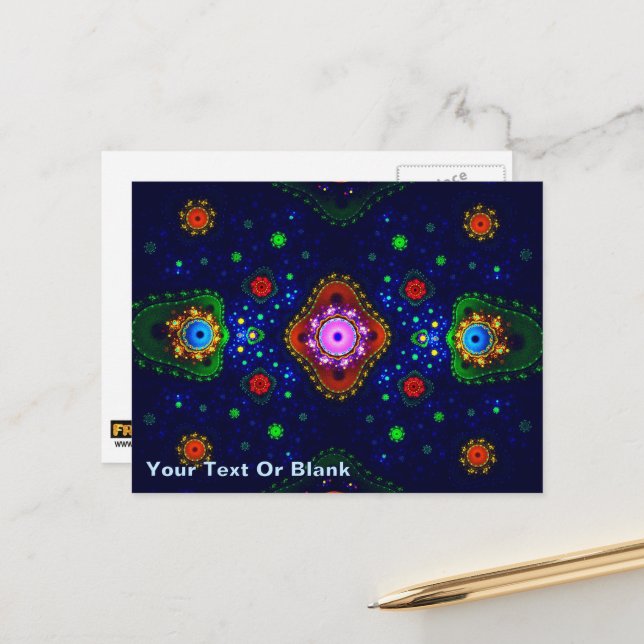 Bejeweled Postcard (Front/Back In Situ)