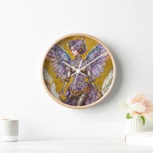 Bejeweled Sugar Plum Fairy Clock