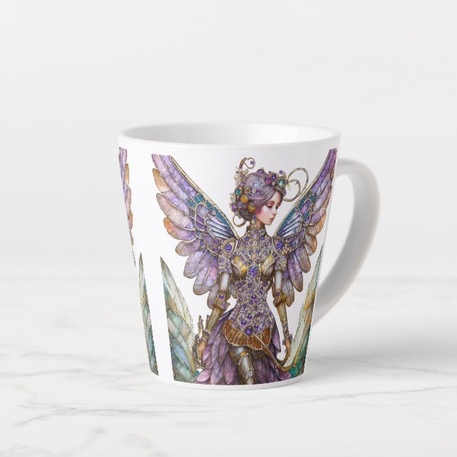 Bejeweled Sugar Plum Fairy Latte Mug (Right Angle)