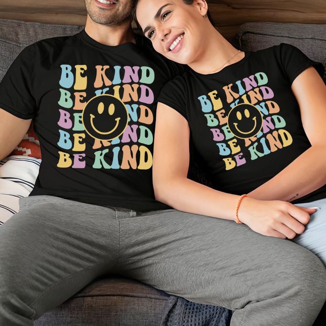 BeKind Shirt, Smile Shirt, Positive Shirt, Trendy T-Shirt (Creator Uploaded)