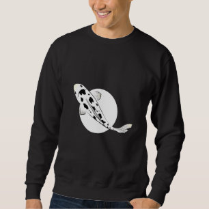 Bekko Koi Fish Brocaded Carp Nishikigoi Pond Amur Sweatshirt