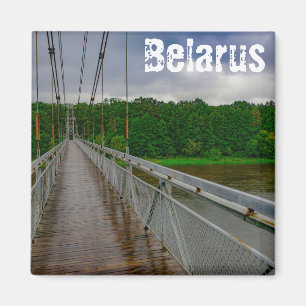 Belarus Беларусь Мосты Masty Bridge Architecture Magnet