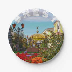 Belarus Беларусь Brest Брест Architecture City Paper Plate