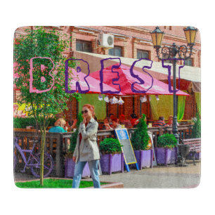 Belarus Беларусь Brest Брэст Брест Architecture Cutting Board