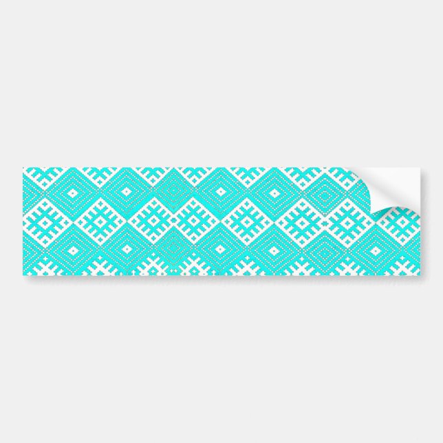 Belarus Беларусь Folk Pattern Bumper Sticker (Front)