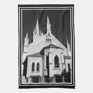 Belarus Беларусь Grodno Hrodna Architecture Tea Towel