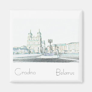 Belarus Беларусь Grodno Hrodna Magnet