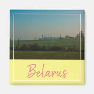 Belarus Беларусь Landscape Nature Magnet