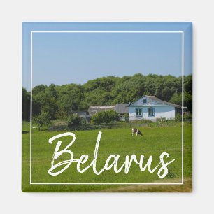 Belarus Беларусь Landscape Nature Magnet