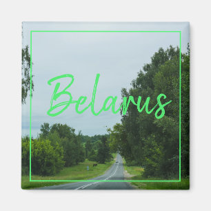 Belarus Беларусь Landscape Nature Magnet