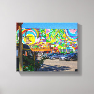 Belarus Беларусь Minsk Минск Architecture Graffiti Canvas Print