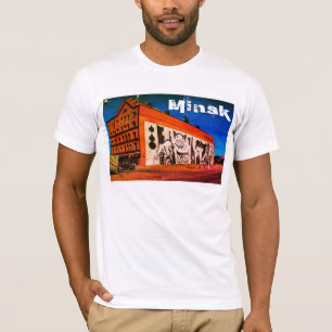 Belarus Беларусь Minsk Минск Architecture Graffiti T-Shirt