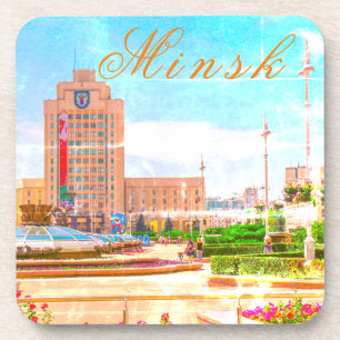 Belarus Беларусь Minsk Минск City Architecture Coaster