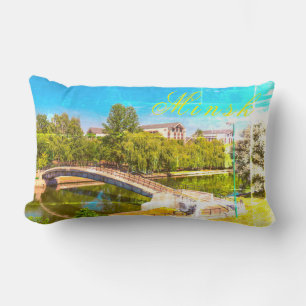 Belarus Беларусь Minsk Минск Park Architecture Lumbar Cushion