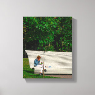Belarus Беларусь Minsk Минск Park Nature City Canvas Print