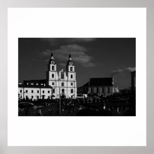 Belarus Беларусь Minsk Мінск Architecture Poster
