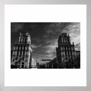 Belarus Беларусь Minsk Мінск Architecture Poster