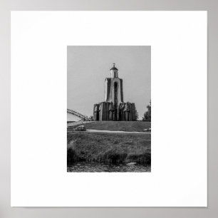 Belarus Беларусь Minsk Мінск Architecture Poster