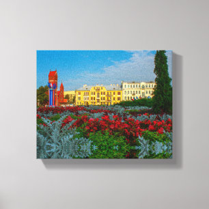 Belarus Беларусь Minsk Architecture Life Cityscape Canvas Print