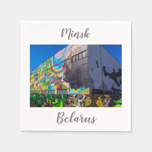 Belarus Беларусь Minsk Architecture Napkins