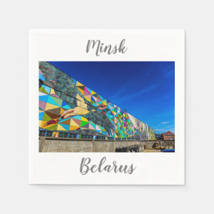 Belarus Беларусь Minsk Architecture Napkins