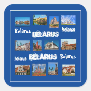 Belarus Беларусь Minsk Grodno Brest Pins Sticker