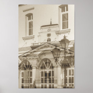 Belarus Беларусь Minsk Grodno Street Architecture Poster