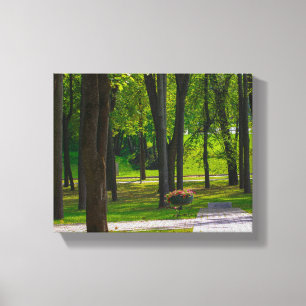 Belarus Беларусь Minsk Park Nature Cityscape Canvas Print