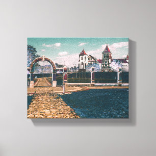 Belarus Беларусь Mir Castle Мирский Architecture Canvas Print