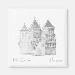 Belarus Беларусь Mir Castle Architecture Magnet