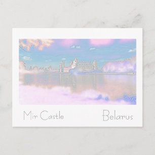 Belarus Беларусь Mir Castle Architecture Postcard