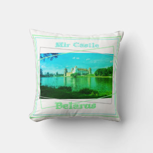 Belarus Беларусь Mir Castle Cushion Throw Pillow