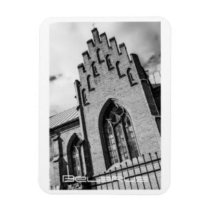 Belarus Беларусь Mizherychy Church Architecture Magnet
