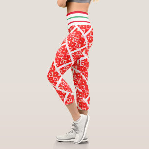 Belarus Беларусь National Flag Colours Leggings