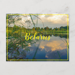 Belarus Беларусь Nature Scenery Landscape Postcard