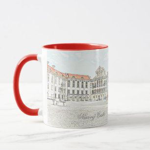 Belarus Беларусь Niasviž Castle Sketch Mug Cup