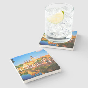 Belarus Беларусь Niasviž Nesvizh Castle Palace Stone Coaster